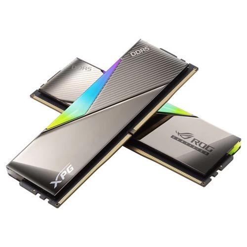 Adata XPG Lancer RGB ROG Certified 32GB (16GBx2) DDR5 6600MHz Desktop Memory AX5U6600C3216G-DCLARROG