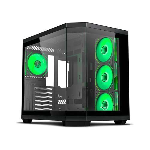 Ant Esports Crystal X11 Mid-Tower High End Gaming Cabinet Black