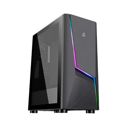 Ant Esports ICE-130AG RGB Cabinet (Matte Black) ICE-130AG