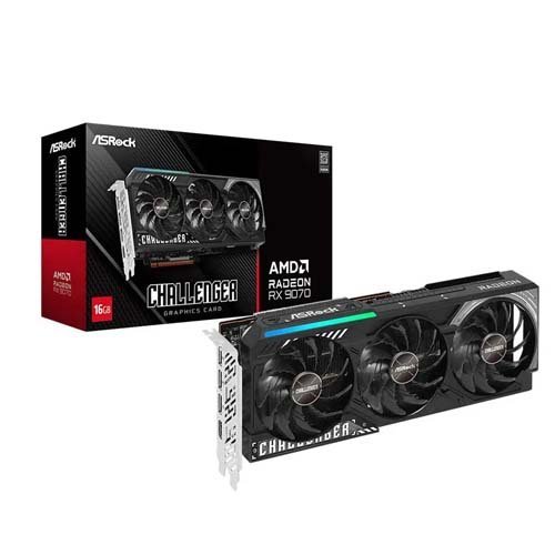 AsRock RX 9070 Challenger 16GB GDDR6 Graphics Card RX9070 CL 16G