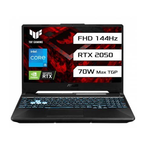 ASUS 15.6 Inch i5-11400H RTX2050 16GB RAM 512GB SSD Gaming Laptop FX506HF-HN025W