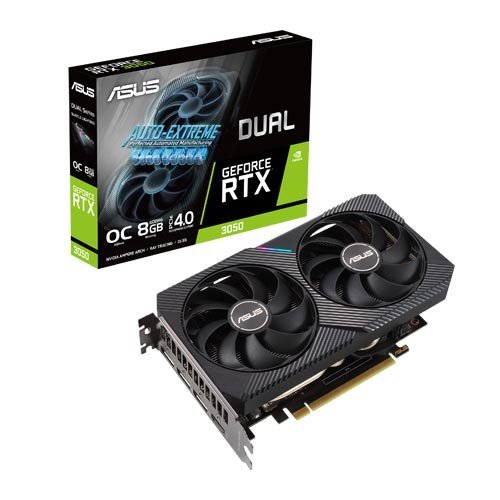 ASUS Dual GeForce RTX 3050 OC Edition 8GB Graphic Card DUAL-RTX3050-O8G