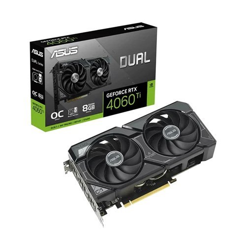 ASUS Dual RTX 4060 Ti SSD OC Edition 8GB Graphics Card DUAL-RTX4060TI-O8G-SSD