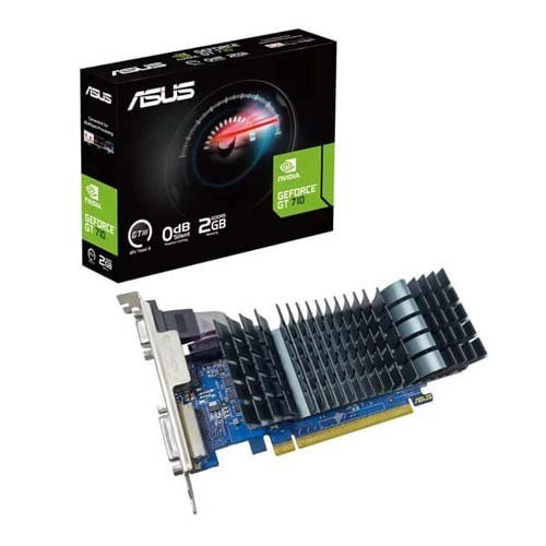 ASUS GeForce GT 710 2GB GDDR5 EVO Graphics Card GT710-SL-2GD5-BRK-EVO