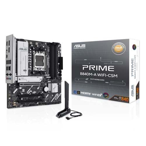 ASUS Prime B840M-A WIFI-CSM AMD B840 DDR5 Motherboard