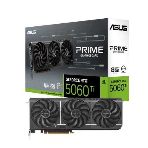 Asus Prime GeForce RTX 5060 Ti Edition 8GB GDDR7 Graphics Card PRIME-RTX5060TI-8G