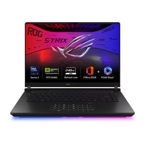 ASUS ROG Strix SCAR 16 16 inch INTEL ARL HX Core Ultra 9 RTX5080 16GB GPU DDR5 32GB 2TB SSD Gaming Laptop G635LW-RW157WS