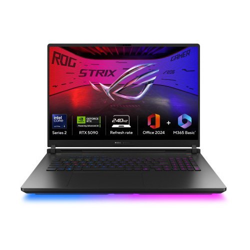 ASUS ROG Strix SCAR 18 INTEL ARL HX Core Ultra 9 RTX 5090 24GB GPU DDR5 32GB 32GB Memory 2TB SSD Gaming Laptop G835LX-SA187WS