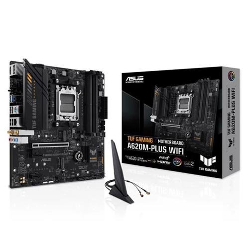ASUS TUF Gaming A620M-PLUS WIFI AM5 A620 Motherboard