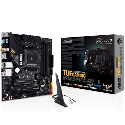 ASUS TUF GAMING B550M-PLUS WIFI II AM4 Micro-ATX B550 Motherboard