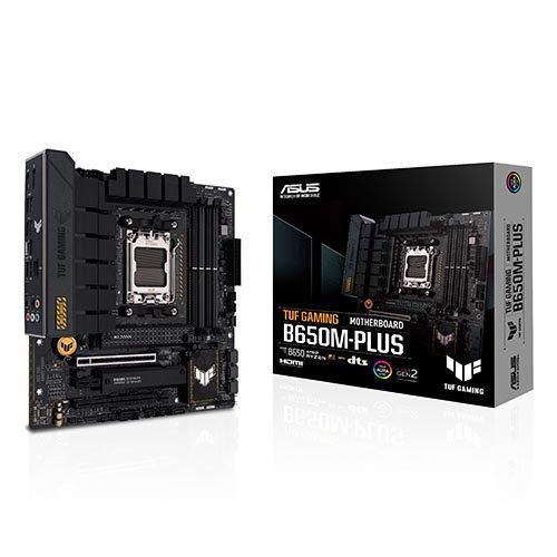 ASUS TUF GAMING B650M-PLUS AMD Ryzen AM5 Micro-ATX B650 Motherboard