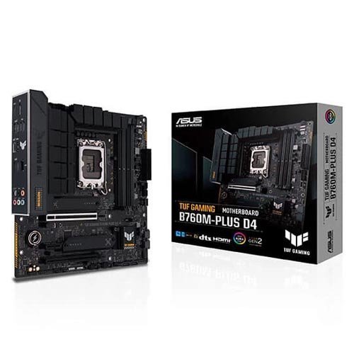 ASUS TUF GAMING B760M-PLUS D4 Intel B760 Motherboard