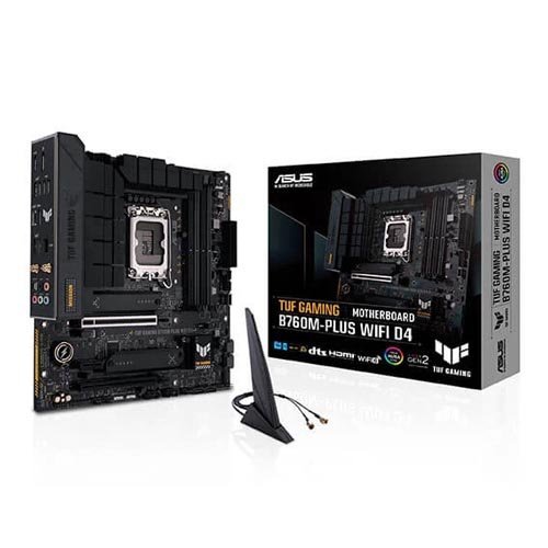 ASUS TUF GAMING B760M-PLUS WIFI D4 Intel B760 Motherboard