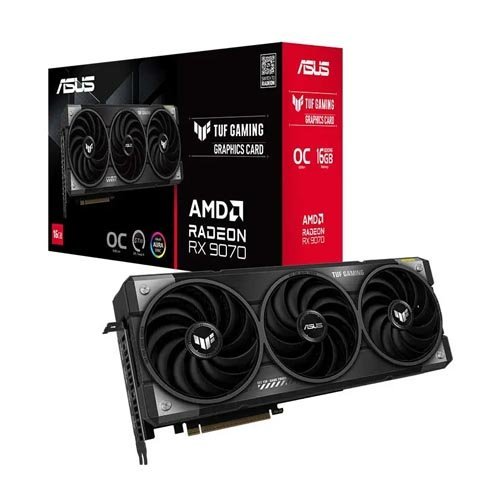 Asus Tuf Gaming Radeon RX 9070 OC Edition 16GB GDDR6 Graphics Card TUF-RX9070-O16G-GAMING