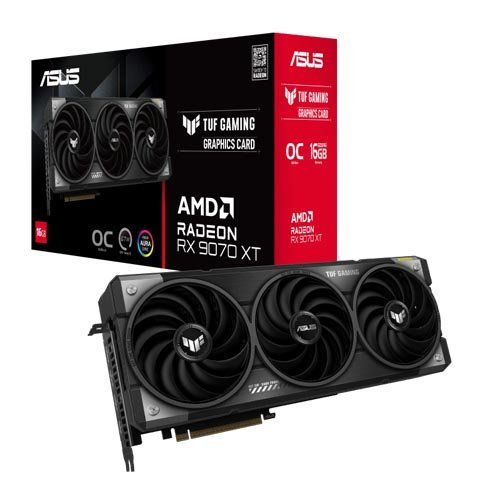 ASUS TUF Gaming Radeon RX 9070 XT OC Edition Graphic Card TUF-RX9070XT-O16G-GAMING