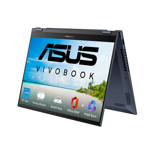 ASUS VIVOBOOK S14 FLIP 14 Inch INTEL I5-13420H 16GB DDR4 RAM 512GB SSD Gaming Laptop TP3402VAO-LZ612WS