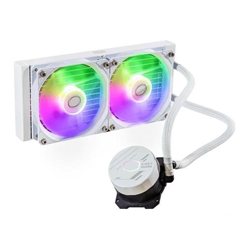 Cooler Master MasterLiquid ML240L Core ARGB 240mm CPU Liquid Cooler (White) MLW-D24M-A18PZ-RW