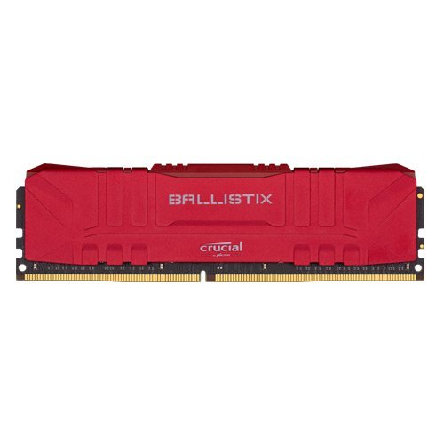 Crucial Ballistix 16GB DDR4-2666 Desktop Gaming Memory (Red) BL16G26C16U4R