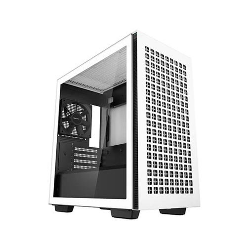 DeepCool CH370 White (M-ATX) Mini Tower Cabinet (White) R-CH370-WHNAM1-G-1