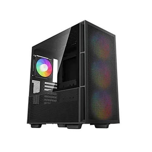 DeepCool CH560 Mesh ARGB (E-ATX) Mid Tower Cabinet (Black) R-CH560-BKAPE4-G-1