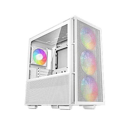 DeepCool CH560 WH Mesh ARGB (E-ATX) Mid Tower Cabinet (White) R-CH560-WHAPE4-G-1