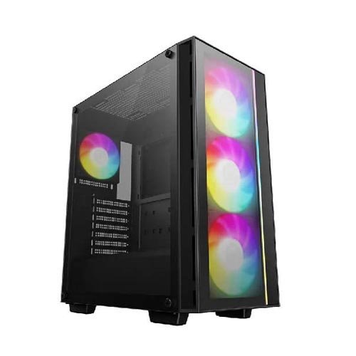 DeepCool Matrexx 55 V4 C ARGB (ATX) Mid Tower Cabinet (Black) R-MATREXX55-BCADA4-G-4