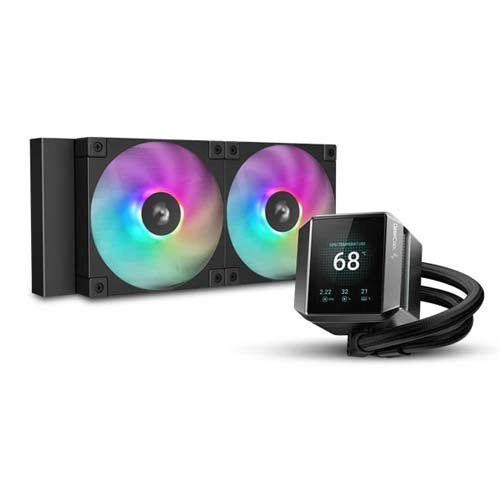 Deepcool Mystique 240 Black ARGB CPU Liquid Cooler R-LX550-BKADSNC-G-1