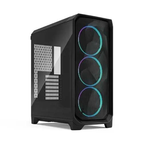 Fractal Design Meshify 3 RGB Light Tinted TG Side Panel ATX Mid Tower Cabinet Black FD-C-MES3A-06