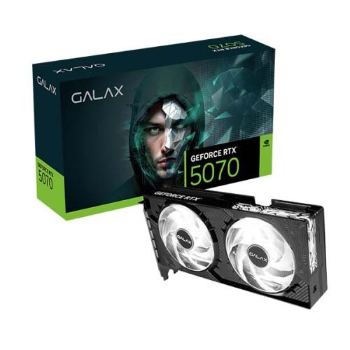 GALAX GeForce RTX 5070 1-Click OC 12GB GDDR7 RGB Gaming Graphics Card 57NON7MDBROC