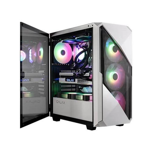 Galax Revolution-01 ARGB (ATX) Mid Tower Cabinet (White) CG01AGWA4A0