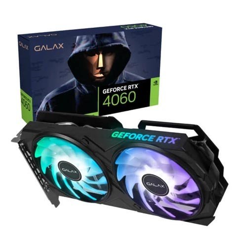 Galax RTX 4060 EX 1-Click OC 8GB Graphics Card 46NSL8MD8MEX