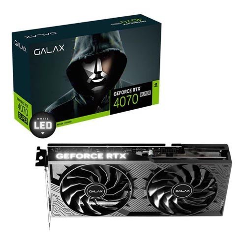 Galax RTX 4070 Super (1-Click OC) 2X V2 12GB Graphics Card 47SOM7MDABCD