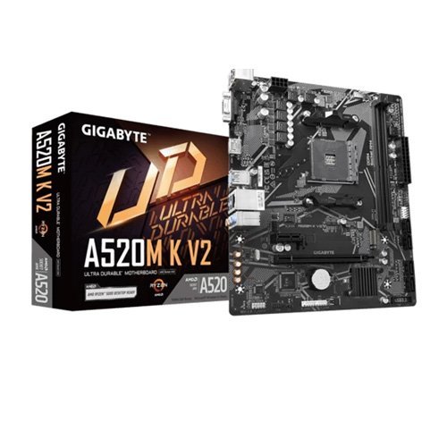 Gigabyte A520M K V2 AMD Motherboard A520M-K-V2