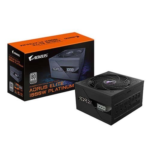 Gigabyte Aorus Elite P1000W 80 Plus Platinum Fully Modular PCIe 5.0 Power Supply GP-AE1000PM PG5