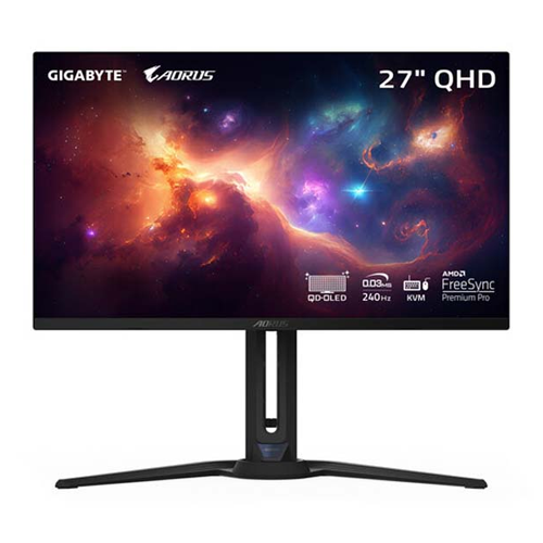 Gigabyte AORUS FO27Q2 27 inch Inch OLED 1440p 240 Hz Gaming Monitor Black