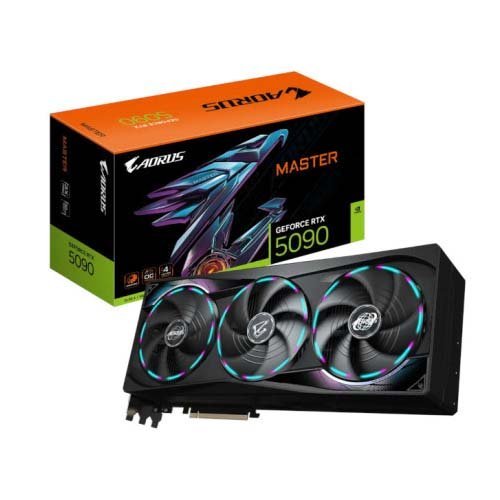 Gigabyte AORUS GeForce RTX 5090 MASTER 32G GDDR7 Graphic Card GV-N5090AORUS M-32GD