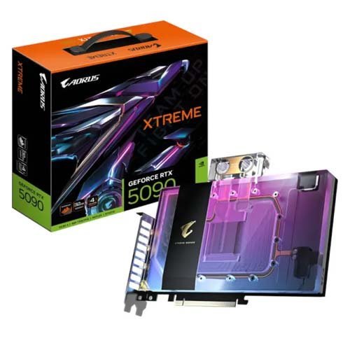 Gigabyte AORUS RTX 5090 Xtreme Waterforce WB 32GB GDDR7 Graphics Card GV-N5090AORUSX-WB-32GD
