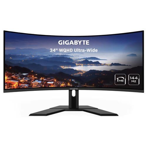 Gigabyte G34WQC A 34″ 21:9 VA Curved Gaming Monitor