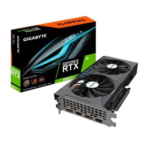 Gigabyte GeForce RTX 3060 Ti EAGLE 8G 8GB GDDR6X Graphic Card GV-N306TEAGLE-8GD