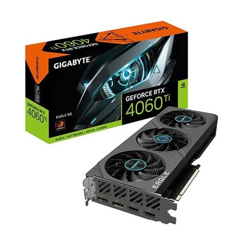 Gigabyte GeForce RTX 4060Ti Eagle 8G GDDR6 Graphics Card GV-N406TEAGLE-8GD