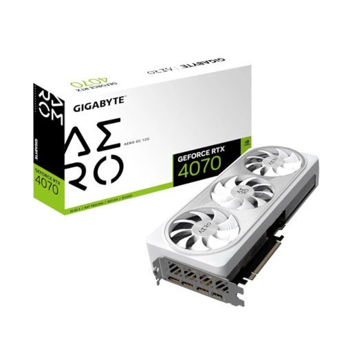 GIGABYTE GEFORCE RTX 4070 AERO OC 12GB GDDR6X Graphic Card GV-N4070AERO OC-12GD