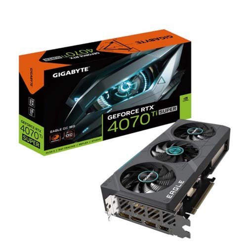 Gigabyte GeForce RTX 4070 Ti Super Eagle OC 16GB Graphic Card GV-N407TSEAGLE-OC-16GD