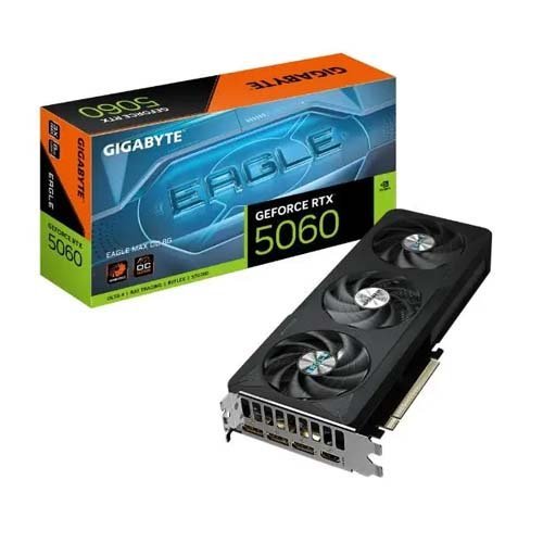 Gigabyte GeForce RTX 5060 EAGLE MAX OC 8GB Graphics Card GV-N5060EAGLEMAX OC-8GD