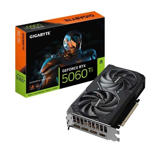 Gigabyte GeForce RTX 5060 Ti WINDFORCE MAX OC 16GB GDDR7 Graphics Card GV-N506TWF2MAX OC-16GD