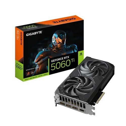 Gigabyte GeForce RTX 5060 Ti Windforce OC 16GB GDDR7 Graphic Card GV-N506TWF2OC-16GD