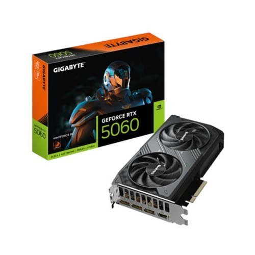 Gigabyte GeForce RTX 5060 Windforce 8GB GDDR7 Graphic Card GV-N5060WF2-8GD