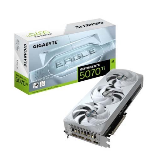 Gigabyte GeForce RTX 5070 Ti Eagle OC ICE SFF 16GB Graphics Card GV-N507TEAGLEOC ICE-16GD