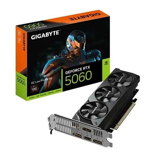 Gigabyte RTX 5060 OC Low Profile 8Gb GDDR7 Graphics Card GV-N5060OC-8GL