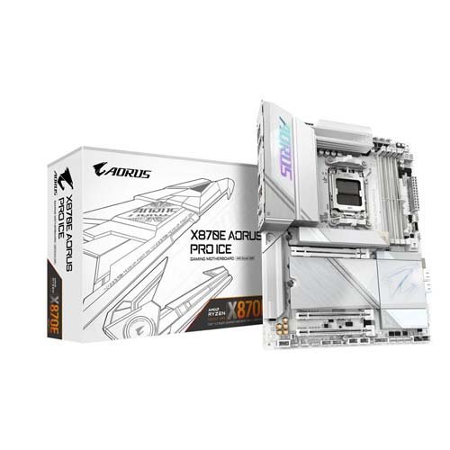 Gigabyte X870E Aorus Pro Ice AM5 DDR5 ATX Motherboard