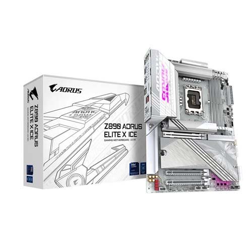 Gigabyte Z890 Aorus Elite X Ice LGA1851 DDR5 ATX Motherboard